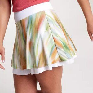 CALIA Women's Double Layer Mesh Golf Skort